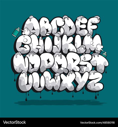 Graffiti Alphabet Bubble