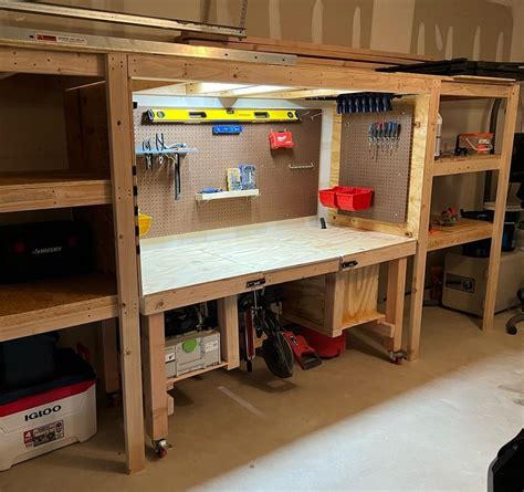 Image result for Small Garage Workbench