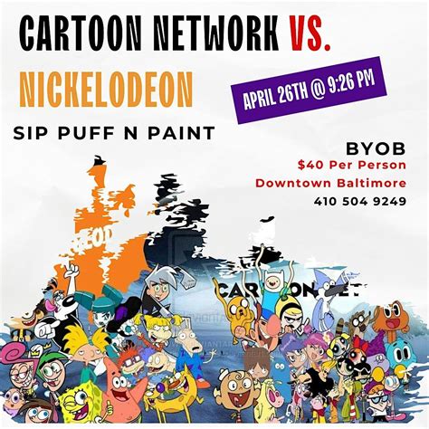 Cartoon Network vs. Nickelodeon (Sip, Puff n Paint!), The Gallery About ...