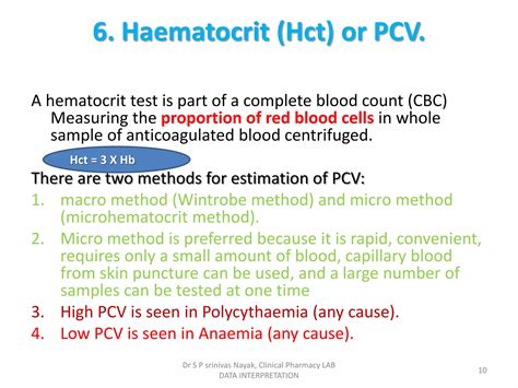 Hematological laboratory tests | PPTX