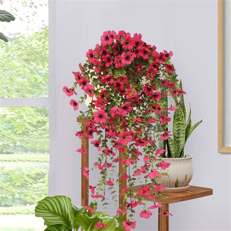 Major Discount, Artificial Flowers, Wall Decor, Simulated Violet Green ...