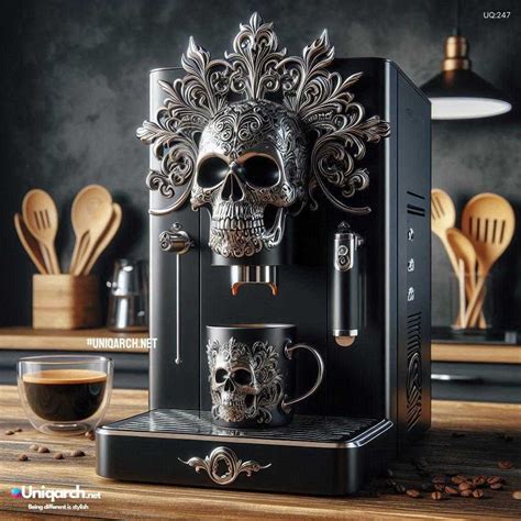 Skull Coffee Makers: A Darkly Delightful Brewing Experience - UniqArch