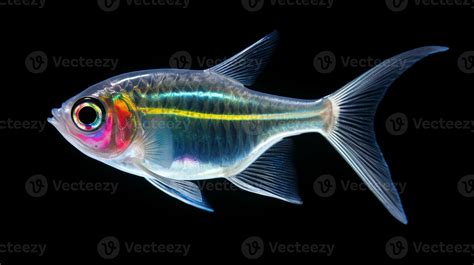 Wildlife photography of Photo of X-ray Tetra Fish. Generative AI ...