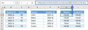 Combining VLOOKUP and Conditional Formatting 的图像结果