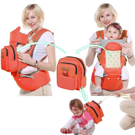 SNOWIE SOFT 10-in-1 Multifunctional Baby Carrier with Adjustable Seat ...