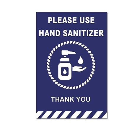 SIGN EVER Please Use Sanitizer Stickers Hospital Office Bank Hotel ...