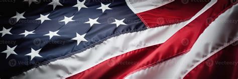 American flag of the United States of America. Waving stars and stripes ...