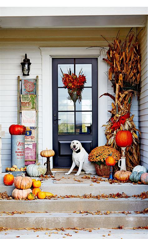 Front porch outdoor fall decor ideas - Flexafro