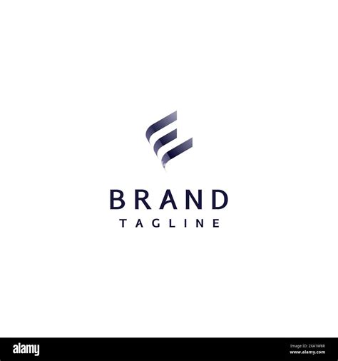 Minimalist Initial Letter E Logo Template. Three Bold Lines Forming the Letter E Minimalist Logo ...