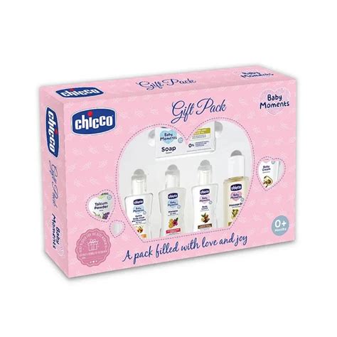 Chicco Baby Caring Set Pink Pack of 7 - 150 ml 250 gm - StarAndDaisy