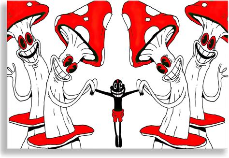 Amazon.com: Enimoud Lil Darkie Poster Music Mushroom Posters Canvas ...