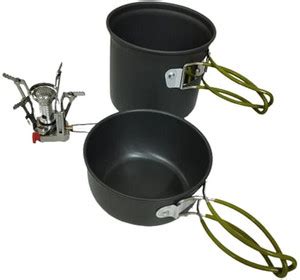 CAMPSOR Camping Cooking Pot With Stove Multi functional Outdoor Use TK ...