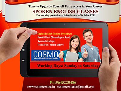 Best Spoken English Classes in Trivandrum & Kerala - Cosmo Centre