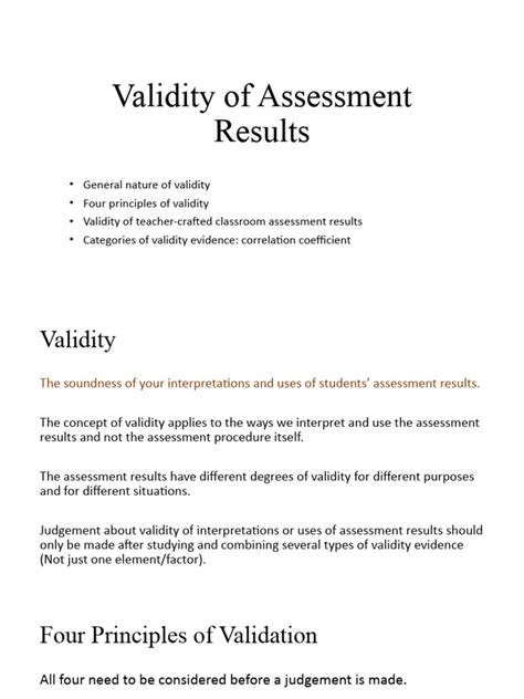 Image result for Validity Assessment Center Method