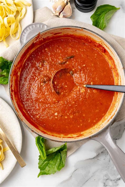 San Marzano Tomato Sauce (Easy Marinara Recipe) - Seasoned and Salted
