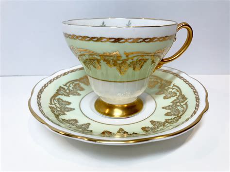 2 Rare Cups and Saucers. Foley and Elizabethian activetravels.co.in