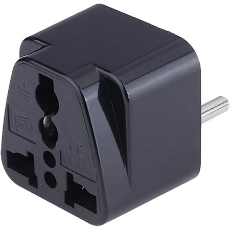 MX Universal 2 PIN Travel Adapter (Type C) India to Europe, Germany ...