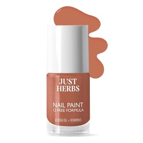 Buy Just Herbs 12 Chemical Free Formula Nail Polish - Nude Elegance Online