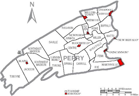 Perry County, PA Courthouse, Historical Society, Register Of Deeds