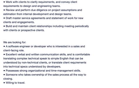 Technical Sales Representative Job Description [2025 Guide]