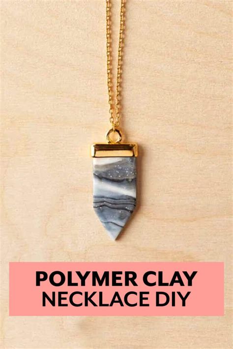 Polymer Clay Necklace Tutorial 的图像结果