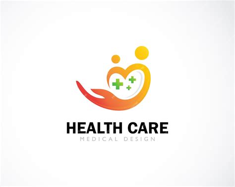 Premium Vector | Health care logo creative heart love people friendship ...