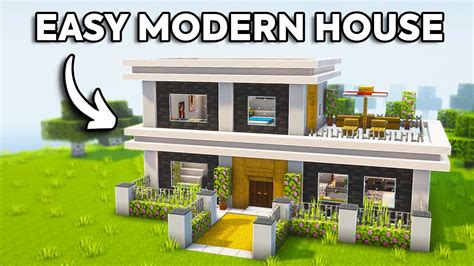 Image result for Minecraft House Tutorial Modern Easy