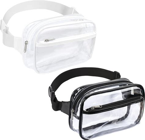 Amazon.com | Packism Clear Fanny Pack Stadium Approved - Clear Belt Bag ...