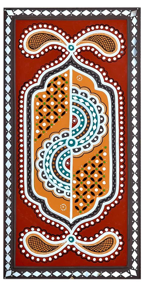 Kutchhi Handicraft Traditional Art Mud Work_Paintings 2Feet x 1 Feet ...