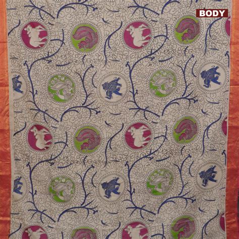 Kalamkari Semi Silk – Prashanti Sarees
