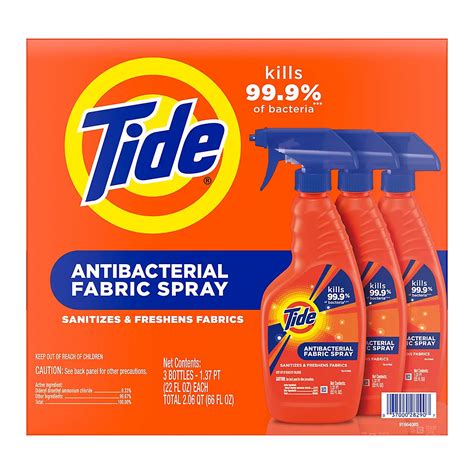 Tide Antibacterial Fabric Spray, 3 ct. | BJ's Wholesale Club