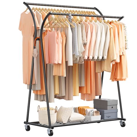 Clothes Rack, Clothing Racks for Hanging Clothes, Garment Rack with ...