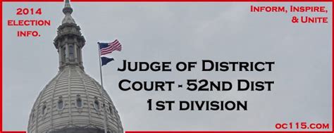 2014- Judge of District Court - 52nd District, 1st Division - Oakland ...