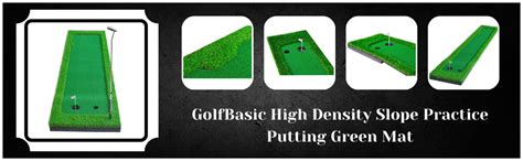 Buy GolfBasic High Density Slope Practice Putting Green Mat Online at ...