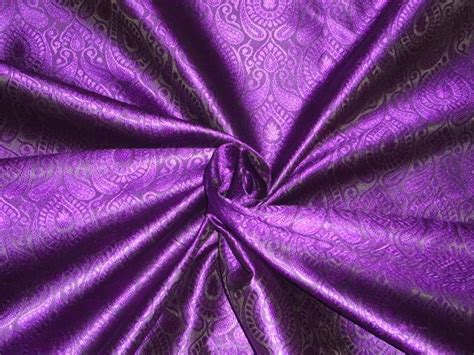 BROCADE FABRIC VIOLET – The Fabric Factory