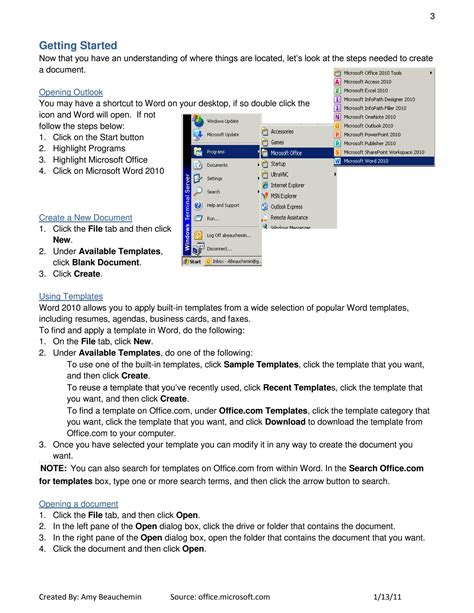 Image result for Tutorial for Microsoft 2010