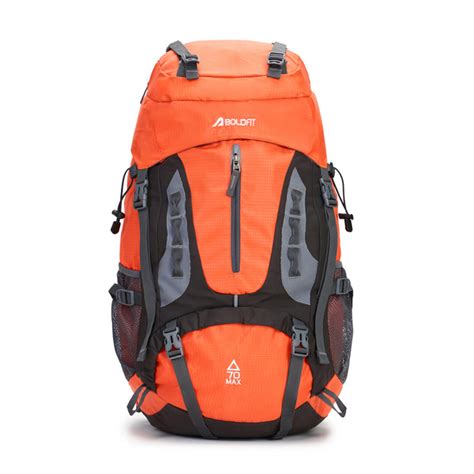 Trekmaster Rucksack 70L - Orange – Boldfit
