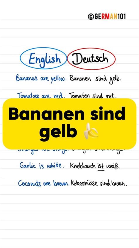 „Orange“ in german | Learn german, German, Learning