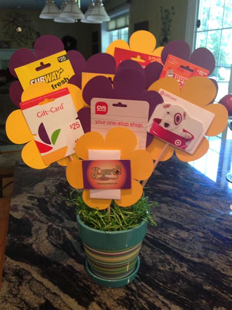 For my dad ... great way to display gift cards. | Gift card displays ...