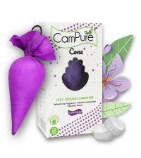 CamPure Camphor Cone (Original) Pack Of 2-100% Organic | Air Freshener ...