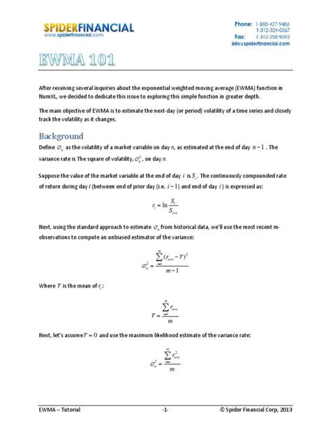 Image result for Volatility Modeling Using EWMA