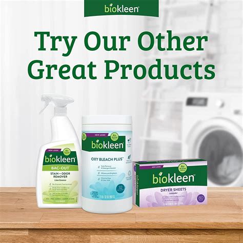 Biokleen Natural Sport Laundry Detergent - 300 Loads, Eco-Friendly ...