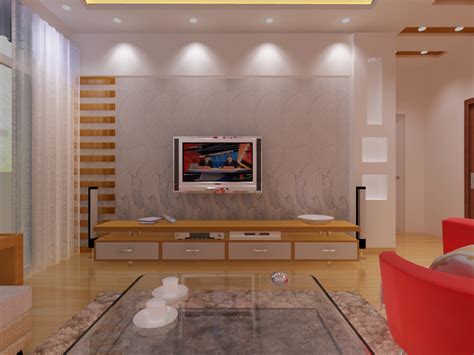 多彩电视墙壁纸 简约风格设计-中国木业网