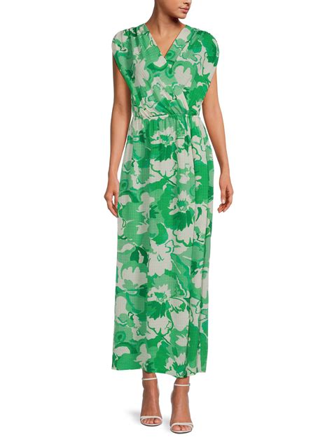 Renee C. Floral Faux Wrap Maxi Dress on SALE | Saks OFF 5TH