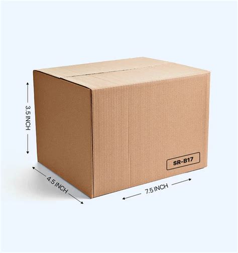 Buy Corrugated Boxes, 7.5x4.5x3.5 Inches - Pack Of 100 – DesiHarvest