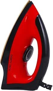 Buy DAINTY TECH Dry Iron 1000 wat (Red) Online at Low Prices in India ...