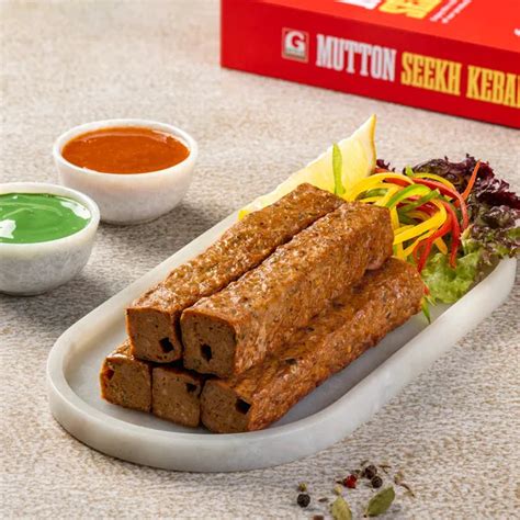 MUTTON SEEKH KEBAB – Green Chick Chop