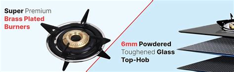 Thermador EcoFlame Gas Stove 3 Burners Auto Ignition | Brass Plated ...