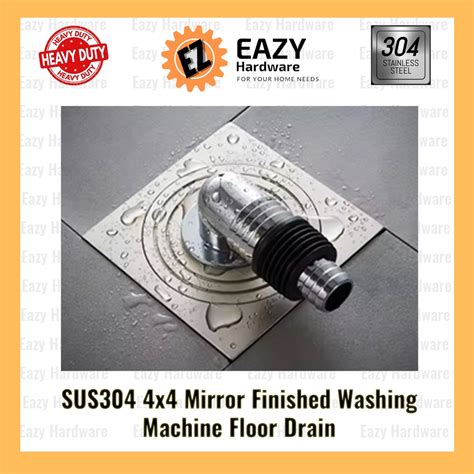 SUS304 Mirror Finished Washing Machine Floor Drain | Shopee Philippines