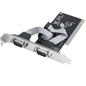 PRAV® 2 Port PCI Serial RS232 DB9 Adapter Card Controller Support ...